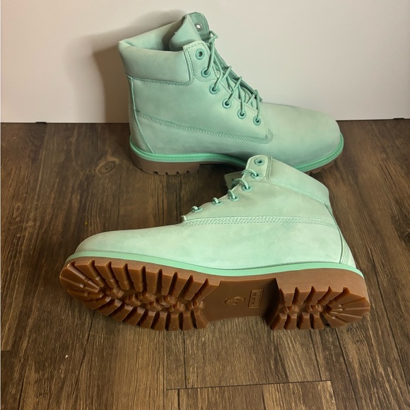 Mint Green Rare 50th Anniversary Timberland Boots - Picture 5 of 8